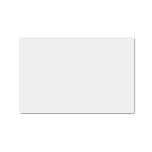 23.6'' by 15.7''Flexible Silicone Placemat Non Slip Waterproof Heat Resistant Dinner Table Transparent with Fog 1 PCS - color: Transparent With Fog-1 Pcs