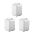 FastRack 6 Gallon Hedpak Water Container with Screw Cap | 3-Pack BPA-Free Food-Grade HDPE, Leak-Resistant White Jug – Ideal for Brewing, Fermenting & Water Storage - size: 3 Pack - 6 Gallon