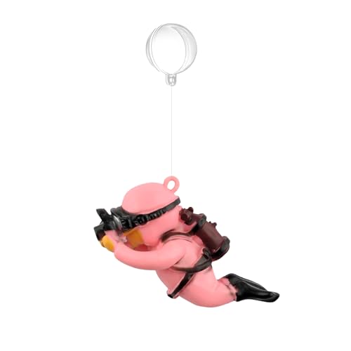 onesimcr Floating Fish Tank Decorations, Aquarium Decorations, Lovely Diver Fish Tank Decorations, Floating Device Fish Tank Accessories，Suitable for All Kinds of Fish Tanks(Pink)… - color: Pink