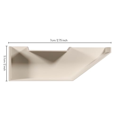 Aquarium Undergravel Fish Tunnel Cave, White, Modern Style 7 - color: White, style: Style 7