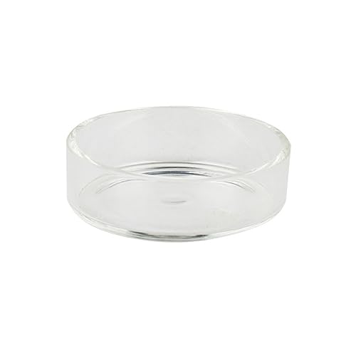 3pcs Round Shrimp Food Glass Bowl Crystal Shrimp Feeding Bowl for Aquarium Feed Dish Feeder for Supplies - size: Size 1