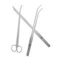 YARNOW Ergonomic Handles Aquascaping Tools Set Metal Scissors Tweezers Spatula for Fish Tank Plant Trimming Cleaning