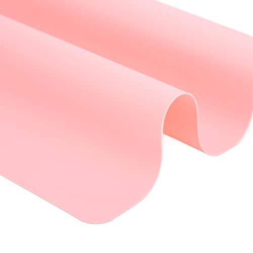Dioche Versatile Silicone Craft Mat - Heat, Nonslip, Washable Silicone Sheet for DIY Projects, Resin Crafts, and Kitchen Use in Vibrant Pink - Large, Flexible Silicon Mat (Pink) - color: Pink