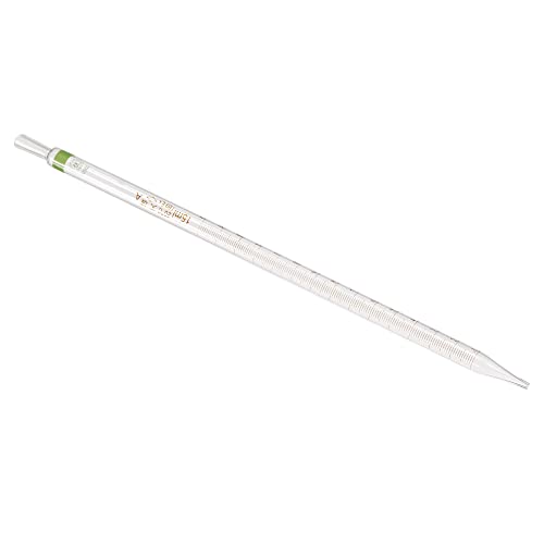 PATIKIL Graduated Dropper Pipettes, 1 Pcs 15ml Reusable Borosilicate Glass Pipette for Transfer Liquid for Laboratory, Chemistry, Clear - size: 15ml