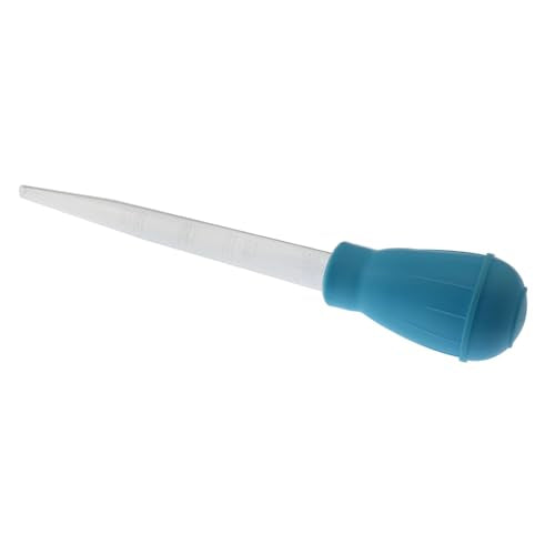 2pcs Water Absorber Light Blue Extension Manual Aquarium Cleaning Tool, Aquarium Water Changer, for Aquarium Waste Remover, Aquarium Bottom Gravel Waste Cleaner, Coral Feeder