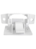 LXJZCPCompatible 3104653.005 3310811.009M RV Camper Trailer Bottom Mounting Bracket V/Camper/Trailer - A&E/ Awning Arm Lower Mounting Foot Grey and White Combination (2 White) - color: 2 White【H+T】