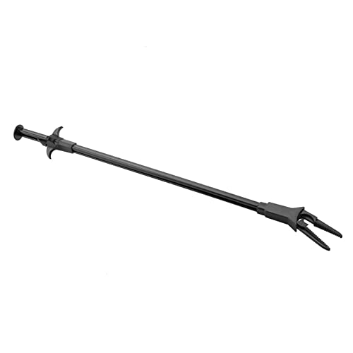 Aquarium Tongs, Fish Tank Plastic Tweezer Water Plants Algae Clamp Scrapers Cleaning Tool Clip Spot Feed and Coral Extra Long Tweezers Multi Purpose Pruning Cleaner Curved Tools