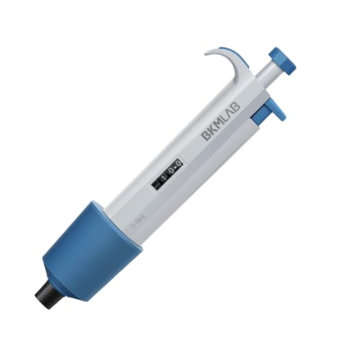 1-10ml Pipette Pen, High Accurate Manual Single Channel Pipette, 100μl Increment, Adjustable Variable Volume Micropipette for Laboratory, Scientific and Industrial Research - size: 1-10mL