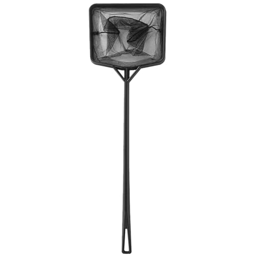 Portable Long Handle Fishing Landing Net Square Aquariums Fish Tanks Fishing Landing Float Item Cleanning Tool Long Handle Fine Mesh Skimming Fine Mesh Cleanning - size: Large