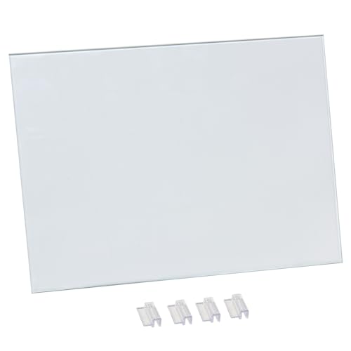 Aquatop Glass Lid and Clips for The HCC-12 Tank, 3 mm Thick 11.1 in x 8.86 in, HCC-LID12