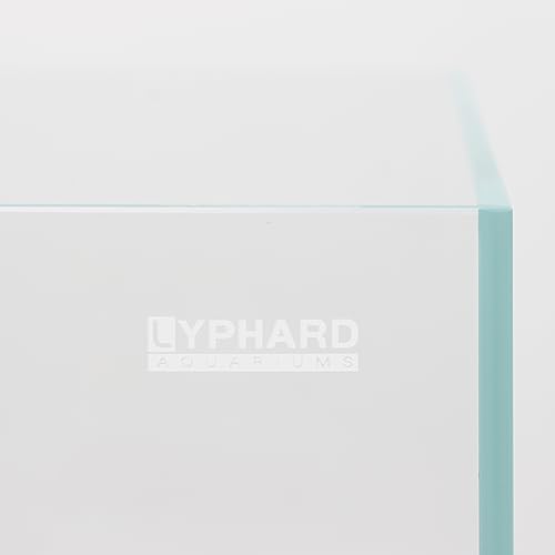 LYPHARD AQUARIUMS 15 Gallon Rimless Aquarium, Ultra Clear Glass Low Iron Rectangular Fish Tank L19.6×W13×H13.8 Inches Thickness 6mm with EVA Foam Mat Included - size: 15 Gallons