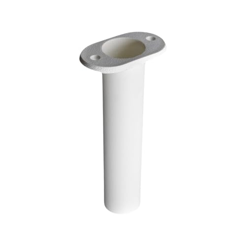 MARINE CITY Flush Mount Fishing Rod Holder, 90 Degree ABS Plastic, for Boats, Kayaks, Yachts - color: White, style: 1 Pcs