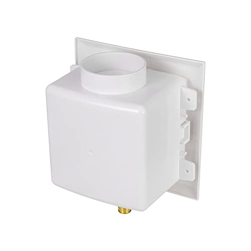 EFIELD Universal Ice Maker Box,1/2-Inch Pex-A Expansion Inlet Connection with Installed 1/4-Turn Ball Valve(Expansion Pex-A with Copper Arrestor),(IM019) - size: with Copper Arrestor, style: Pex Expansion