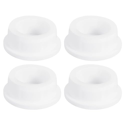 uxcell 4Pcs White Plug Holes, Waterproof Rubber Button Plug for 36mm / 1.42" Hole - size: 36mm