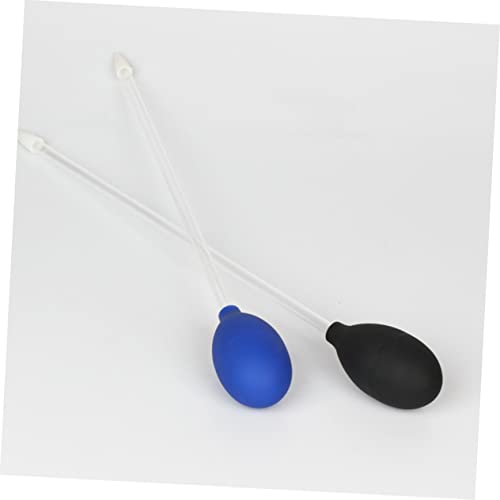BESPORTBLE Fish Tank Water Changer Coral Acrylic Feeding Tool Siphon for Easy Waste Removal Lightweight Portable - color: Blue, size: 30X3.5CM