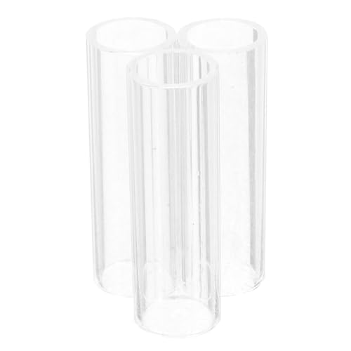 Homoyoyo Acrylic Crystal Shrimp Tube Shelter - 3 Holes Aquarium Hide for Cherry Shrimp & Small Fish Habitat