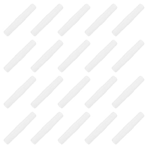 uxcell 20Pcs Aquarium Air Valve Connector, Plastic Inline Tubing Non-Return Valves for 8mm ID Airline Tubing Fish Tank Pond Air Line, White