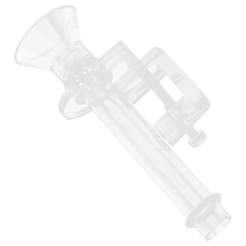 Shrimp Feeding Tube Aquarium Feeder Tube Acrylic 10cm Length Wall-Mounted Fish Tank Feeder for Aquarium Shrimp Supplies