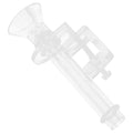 Shrimp Feeding Tube Aquarium Feeder Tube Acrylic 10cm Length Wall-Mounted Fish Tank Feeder for Aquarium Shrimp Supplies