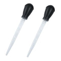 Murtenze 2 Pack Manual Fish Tank Water Changer Aquarium Dropper, Black Clean Pipette Dropper Waste Remover, Mini Gravel Cleaning Straw for Aquarium Cleaning/Aquarium Owners - color: Black