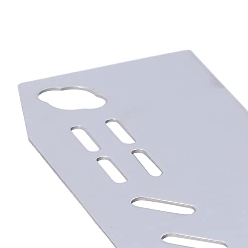 Fydun Fish Tool Holder, Aquarium Stainless Steel Sturdy Anti Holder, Skid Tools Air Pump Accessories OrganizerBlack Cleaning Storage for (Mirror Light Stainless Steel) - color: Mirror Light Stainless Steel