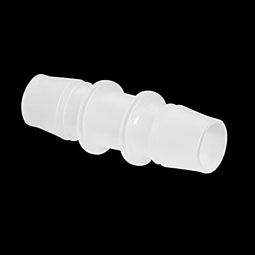 Feelers 1/2" x 1/2" Plastic Hose Barb Fitting 15 Pack, Equal Barbed Splicer Connector, Straight Union Adapter for Aquarium, Air Line, Fuel Line, Liquid Transfer - size: 1/2 inch, style: 15pcs-Straight