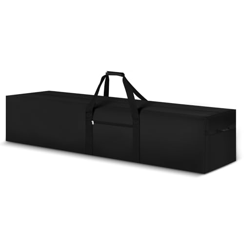 1 Pack 70 x 18 x 12 Inch, 250 L Extra Large Duffle Bag Camping Tent Storage Bag Heavy Duty Waterproof Sport Equipment Carrying Case for Tent Pole Travel Canopy Hammock Tripod Outdoor Moving - color: Black, size: 70 x 18 x 12 Inch, 250 L