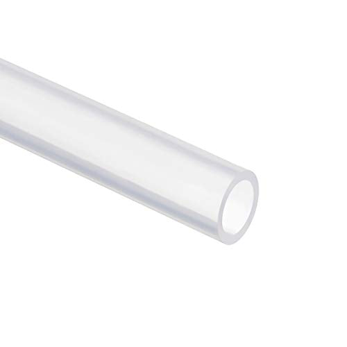 uxcell Silicone Tubing 3/8"(10mm) ID x 1/2"(13mm) OD 6.6ft(2m) Silicone Rubber Tube Air Hose Pipe for Pump Transfer Clear - size: 10mm x 13mm