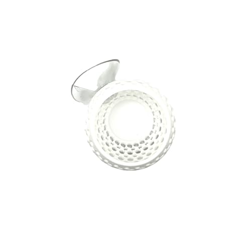 Betta Bulb Hide | Betta Rest Fish Tank Ornament | Aquarium Cave with Suction Cup for Small Fish Tank, Betta Habitat, Shrimp Hideout, Aquatic Decor (Pure White)