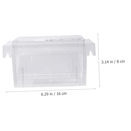 jojofuny Aquarium Breeding Tank Fish Isolation Box Acrylic Fish Hatching Incubator for Guppy and Betta Suitable for Home and Tank Breeders