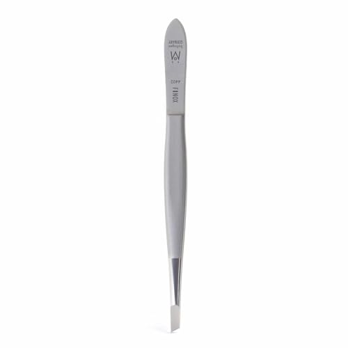 GERMANIKURE Slanted Tweezers - No Case - Made in Solingen Germany - style: No Sleeve