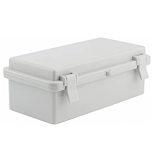 Sunnyglade ABS Plastic Dustproof Waterproof IP65 Junction Box Universal Durable Electrical Project Enclosure with Lock (3.9"x7.9"x2.8") - size: 3.9"x7.9"x2.8"