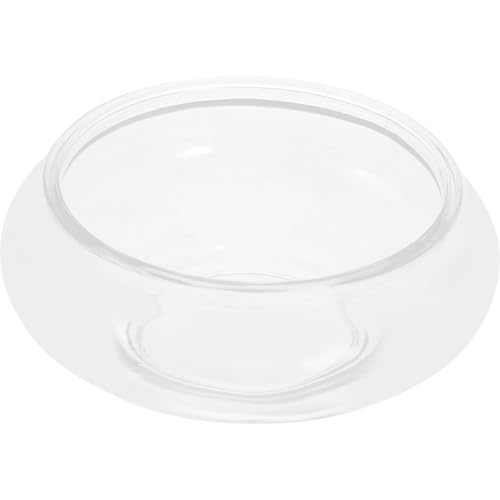 DOITOOL Clear Fish Bowl Vase Glass Bubble Bowl Round Shallow Planter Terrarium Fish Bowl Water Lily Bowl Wide Mouth Flower Vase Aquatic Plant Pot Hydroponic Planter Glass Fish Tank Bowl, S - size: 15.00X15.00X6.00CM