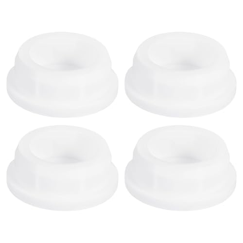 uxcell 4Pcs White Plug Holes, Waterproof Rubber Button Plug for 37mm / 1.46" Hole - size: 37mm