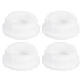 uxcell 4Pcs White Plug Holes, Waterproof Rubber Button Plug for 37mm / 1.46" Hole - size: 37mm