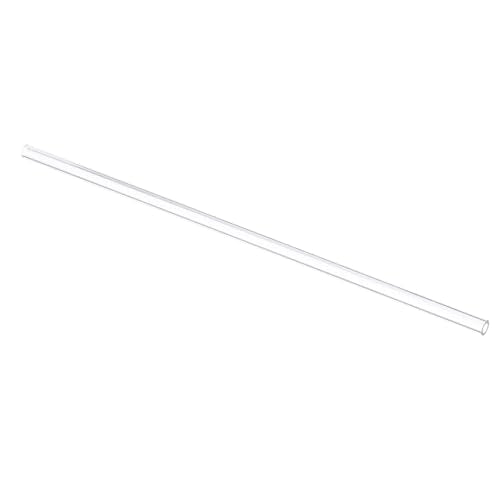 uxcell Polycarbonate Rigid Round Clear Tubing 0.22 Inch(5.6mm) ID x 0.35 Inch(8.8mm) OD x 1Ft(305mm) Length Plastic Tube - size: 5.6mm x 8.8mm x 305mm