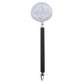 DGZZI Aquarium Fishing Net, Round Black, Stainless Steel, Telescopic Handle, Compact, 4.5-5.0 cm, 46 cm, 25g, Safe for Fish