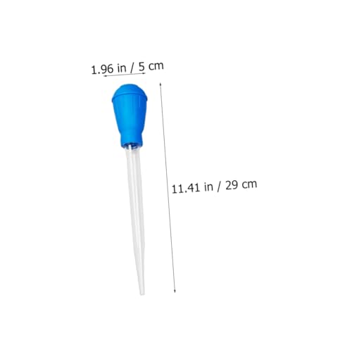 3pcs Aquarium Clean Pipettes for Fish Tank Water Changes and Gravel Cleaning Manual Water Changer Precise Measurement for Easy Waste Removal - color: Blue, size: 29x5cm