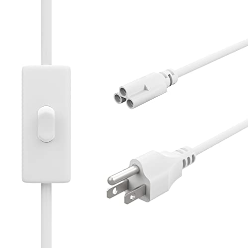 SHOPLED 5FT Plug Power Cord T5 T8 LED Tube Power Wire Cable with On/Off Switch 3 Prong Plug­ for LED Shop Lights - style: 5FT Plug W/ Switch