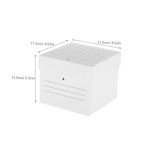 Test Tube Bottle Holder Lab Freezer Bin for Sampling Tube Holder Storage Box Leak Prevention