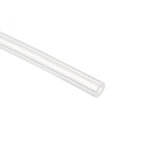 uxcell 1.5mm x 3mm High Temp Resistant Soft Clear Silicone Tube Hose Pipe 1M Length