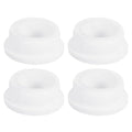 uxcell 4Pcs White Plug Holes, Waterproof Rubber Button Plug for 33mm / 1.3" Hole - size: 33mm