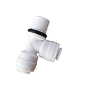 Malida OST-7544 Male Thread Tee Water Filter Tubing Fittings, Push to Connect 1/4" NPT Male Thread x 1/4" OD Tube x 1/4" OD Tube,5pcs. - size: 1/4"NPT x 1/4"OD Tube x 1/4"OD Tube