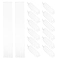 Hemobllo 50pcs Aquarium Fish Shipping Bags 6x34cm Thick Plastic Fish Transport Bags Leak-proof for Live Betta Guppy Transport