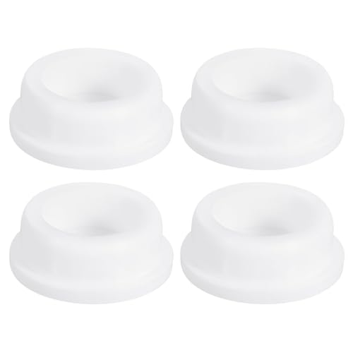 uxcell 4Pcs White Plug Holes, Waterproof Rubber Button Plug for 38mm / 1.5" Hole - size: 38mm