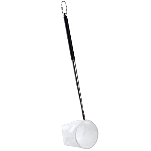 AQUANEAT Small Fish Tank Shrimp Net, Aquarium Debris Cleaning Tools, with Extendable Handle