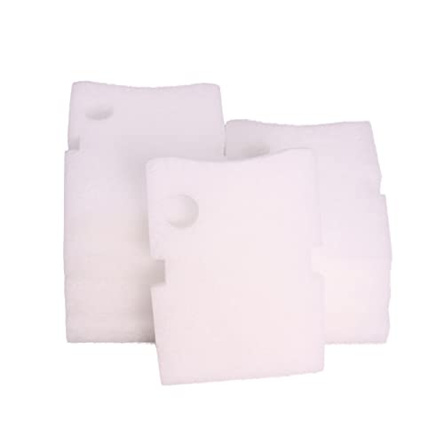 Pack of 8 Compatible White Floss Pad Filter Media Fit for Hydor Professional 250/350 - size: Pack of 8