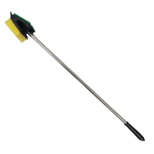BOYU 23-inch Long Aquarium Algae Scrapers, Fish Tank Stainless Steel Cleaning Brush