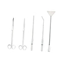 WOONEKY Stainless Steel Aquascaping Tool Tweezers Scissors Spatula for Aquarium Plant Care Resistant Aquatic Plant Tools for Fish Tank Maintenance