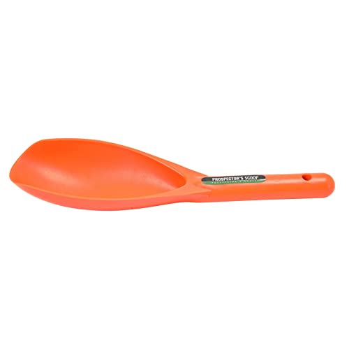 ASR Outdoor 12.5 Inch Prospecting Large Sand Scoop Plastic Trowel for Metal Detector Gold Panning, Orange - color: Orange